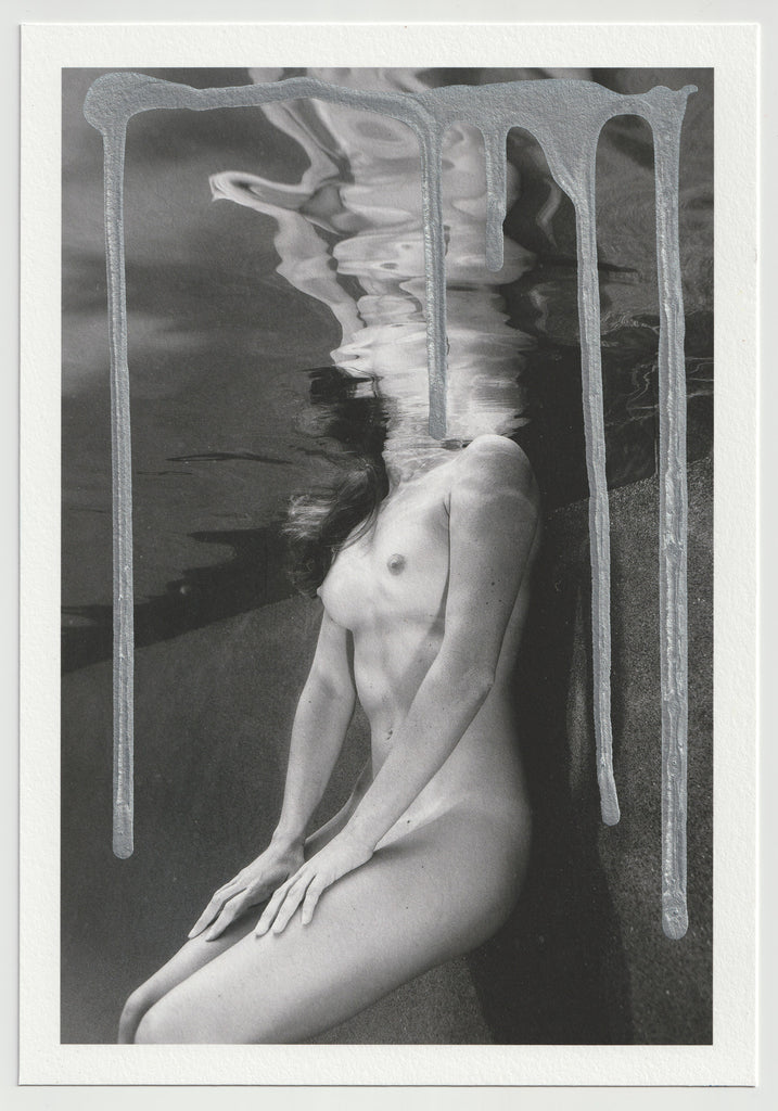 Underwater Nude - Mixed Media : 001